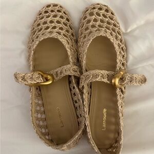 Verona Macrame In Beige Embroidered Raffia